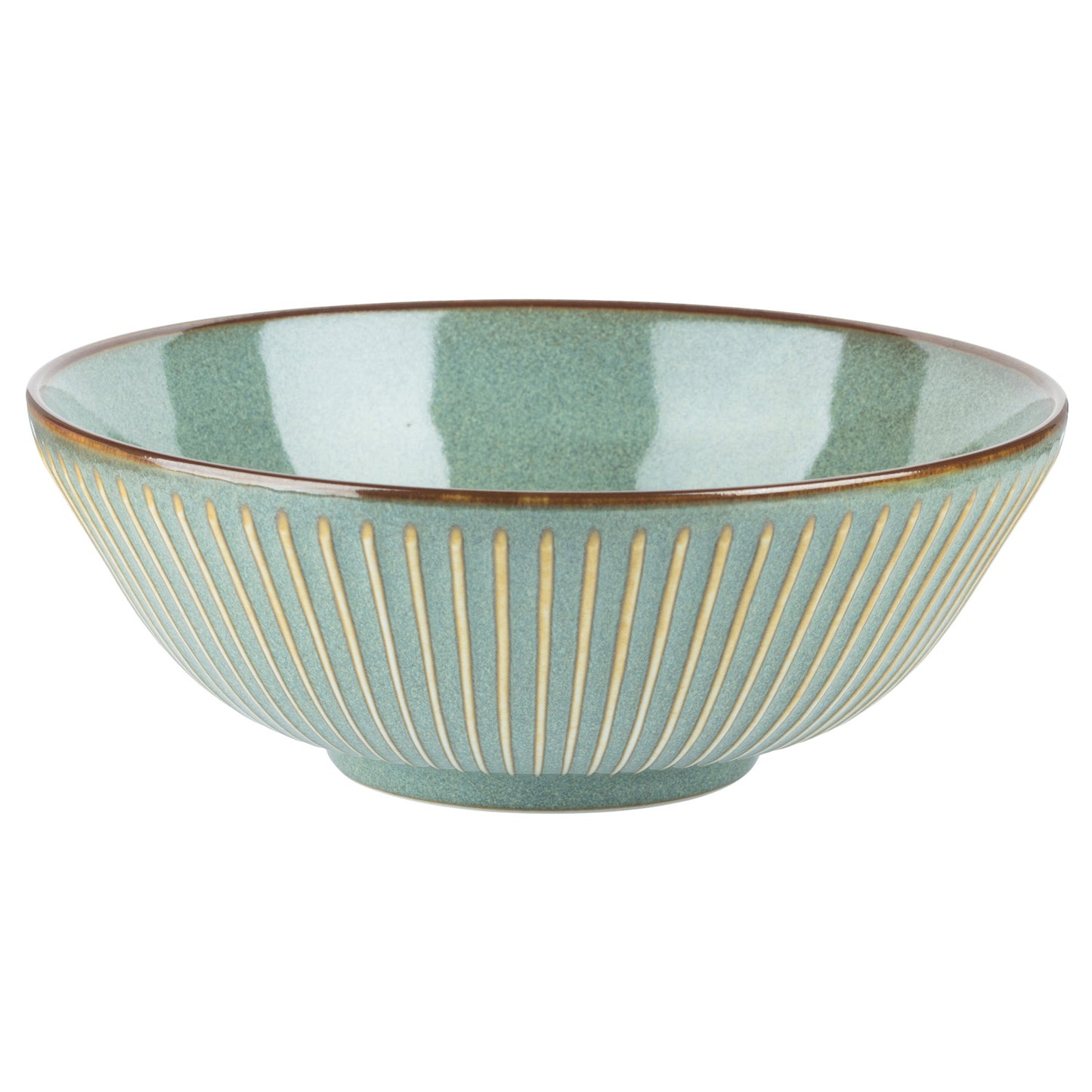 Olive Green Sendan Japanese Noodle Bowl