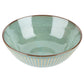 Olive Green Sendan Japanese Noodle Bowl open