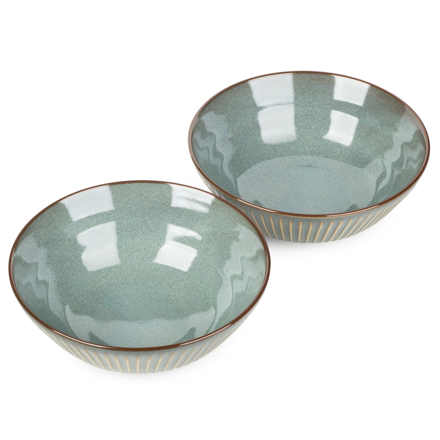 Set of buy 2 Green Dove Psychedelic Bowls