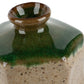 Oribe Green Japanese Mini Vase detail
