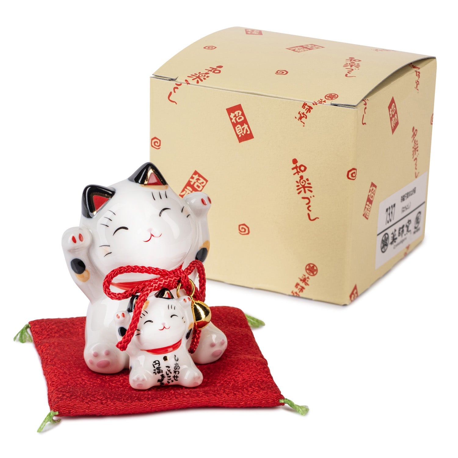 Oyako Pair of Japanese Lucky Cats