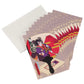 Pack 10 Kabuki Actor Japanese Greetings Cards