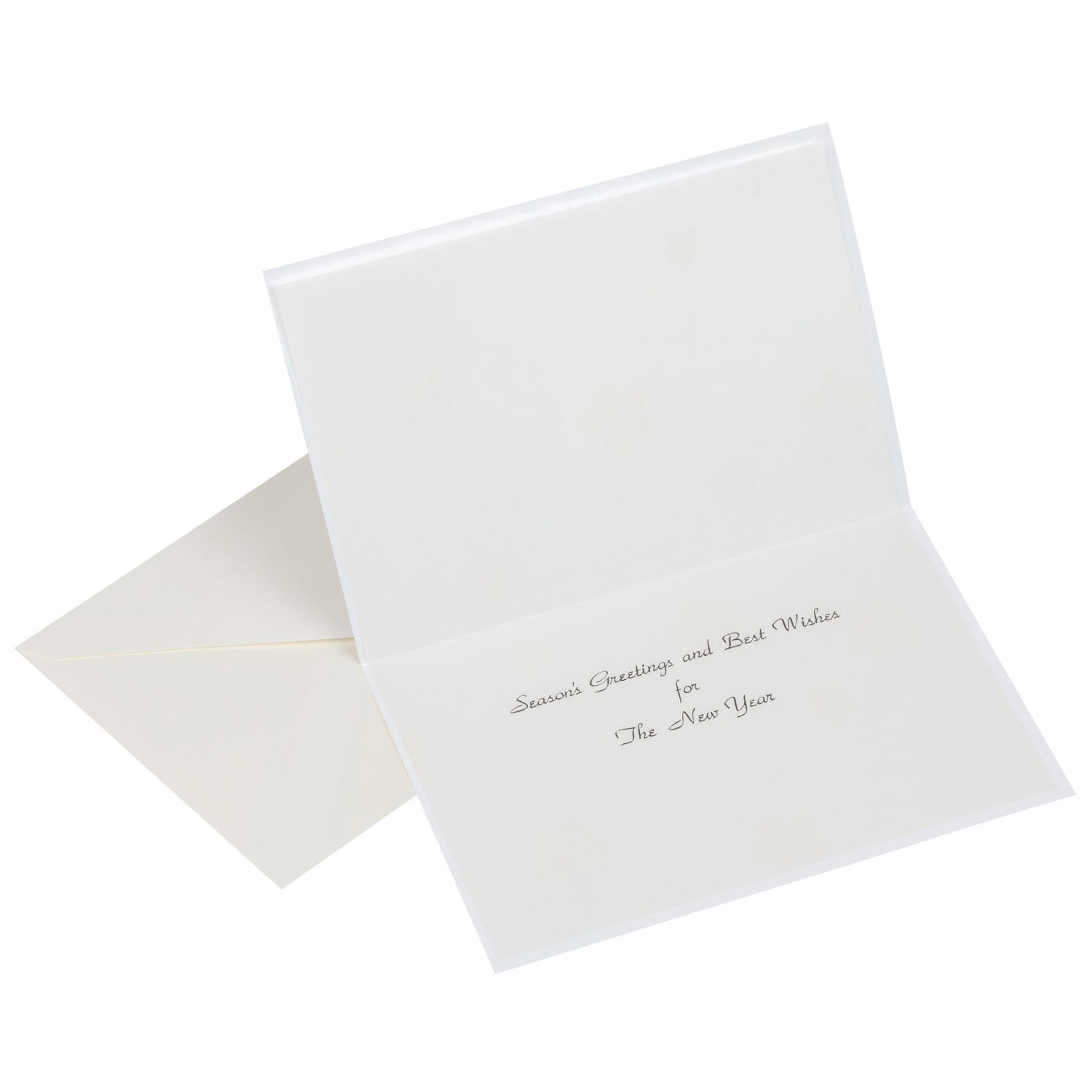 Pack 10 Kabuki White Lion Japanese Greetings Card inside and envelope