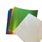 Pack 12 Sheets Plain Foil Japanese Origami Paper close up