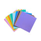 Pack 15 Sheets Plain Mixed Colours Japanese Origami Paper open