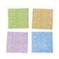 Pack 32 Sheets Wreath Pattern Assorted Japanese Origami colour variation