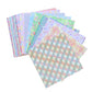 Pack 44 Sheets Mixed Floral Patterns Japanese Origami Paper open