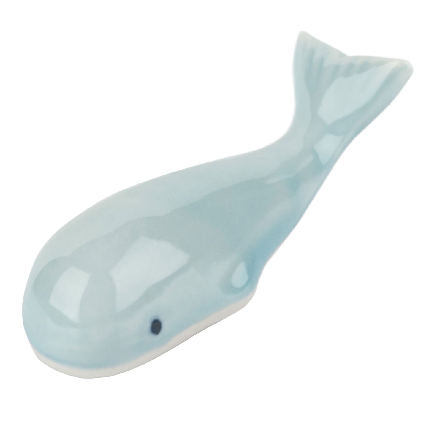 Pale Blue Whale Japanese Chopstick Rest