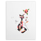 Paws For Thought Black Frame A5 Japanese Print only