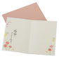 Pink Carnation Japanese Mothers Day Card open