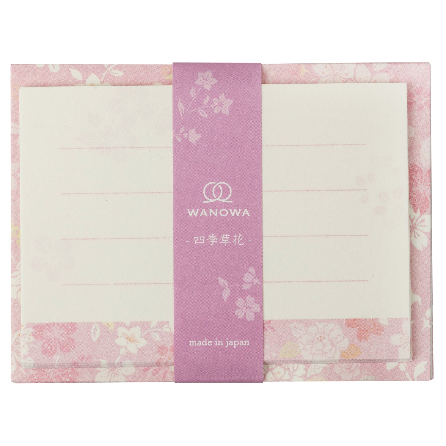 Pink Floral Japanese Mini Letter Set