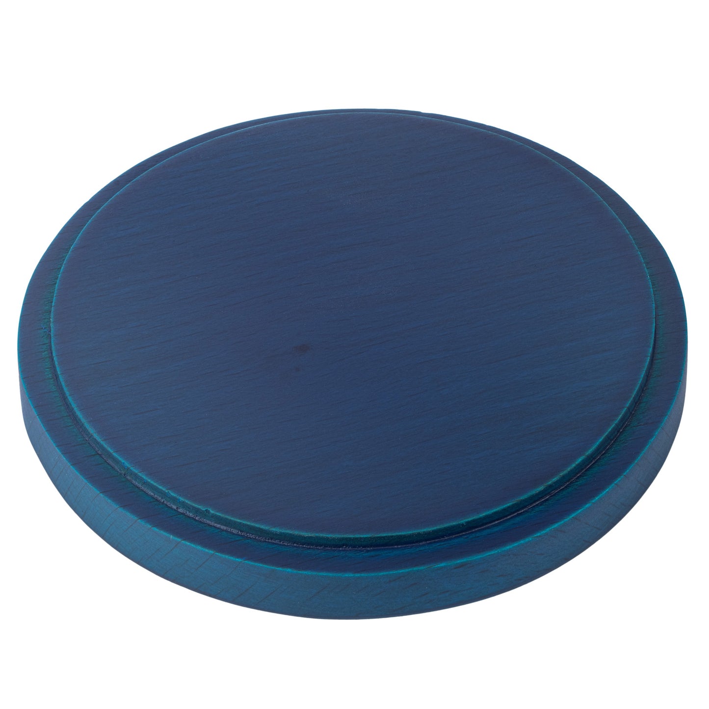 Premium Blue Japanese Wooden Coaster bottom