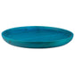 Premium Solid Turquoise Japanese Round Wooden Plate