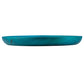 Premium Solid Turquoise Japanese Round Wooden Plate side