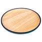 Premium Turquoise Japanese Round Wooden Plate open