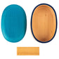 Premium Turquoise Japanese Wooden Bento Box and lid