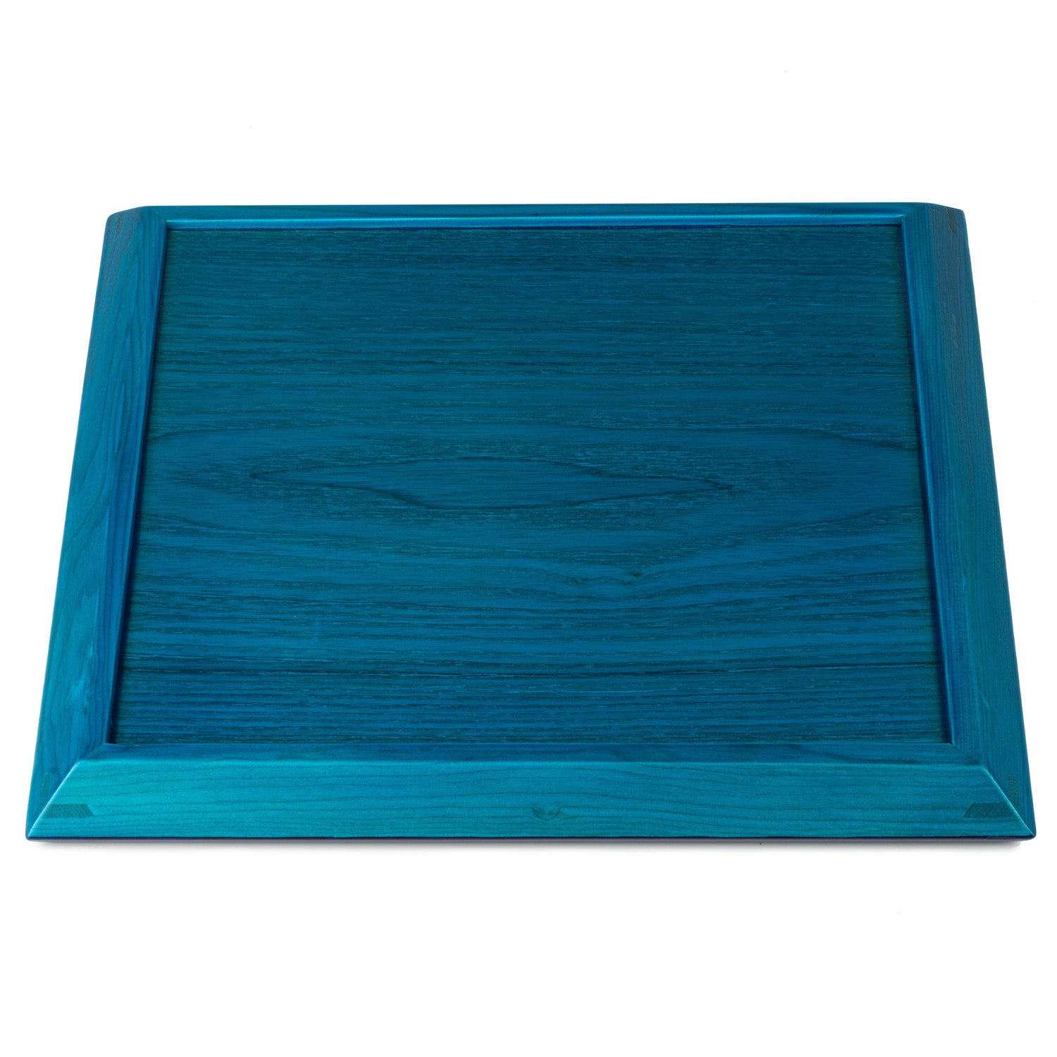 Premium Turquoise Japanese Wooden Tray bottom