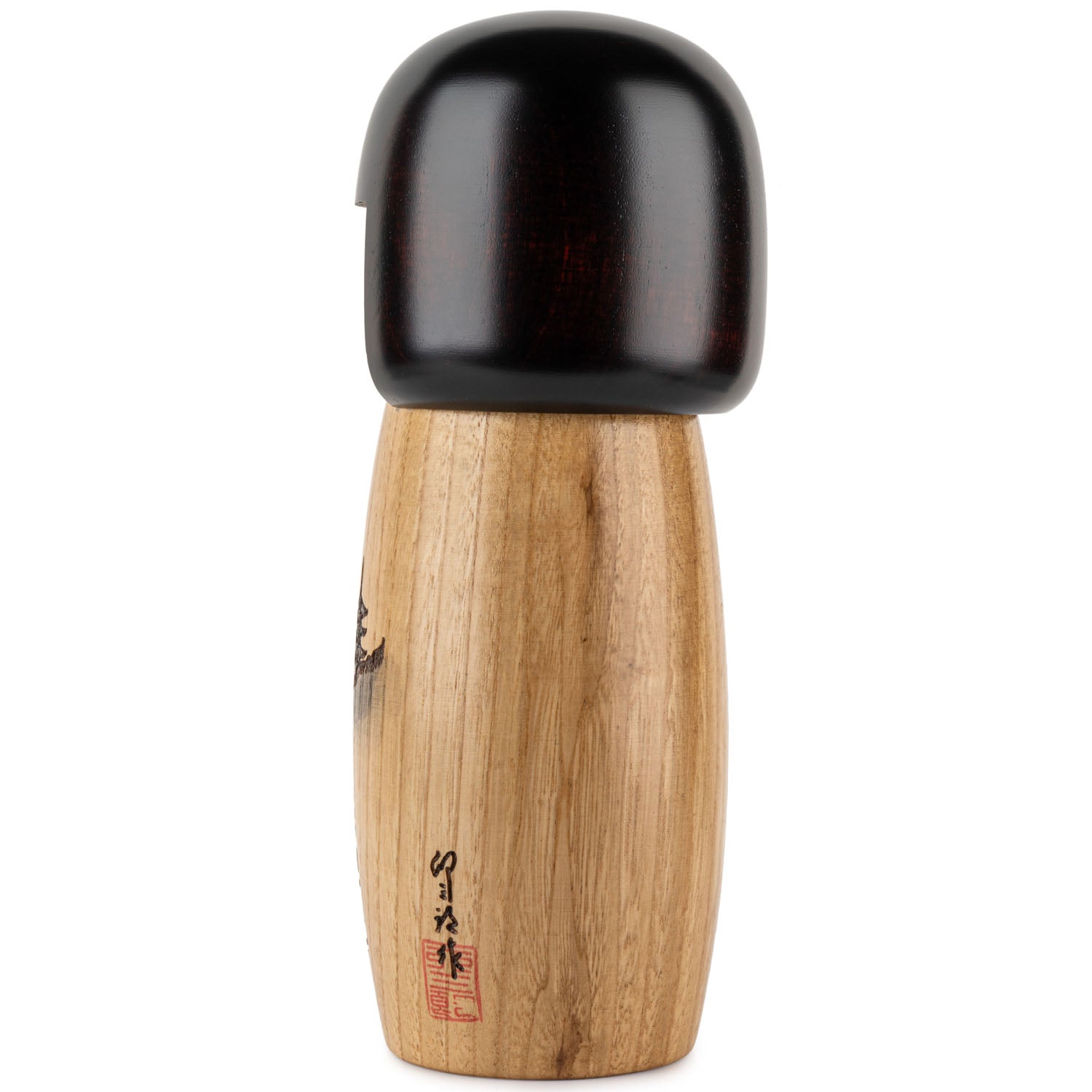 Pretty Maiko Japanese Kokeshi Doll back