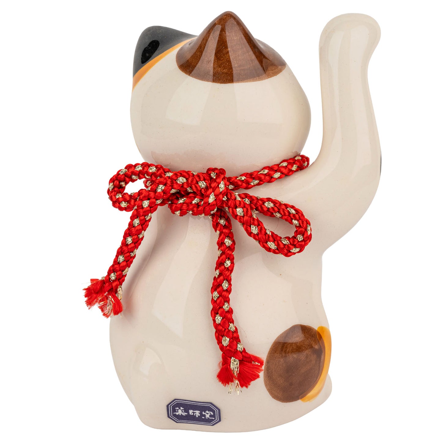 Prosperity Wish Japanese Lucky Cat back