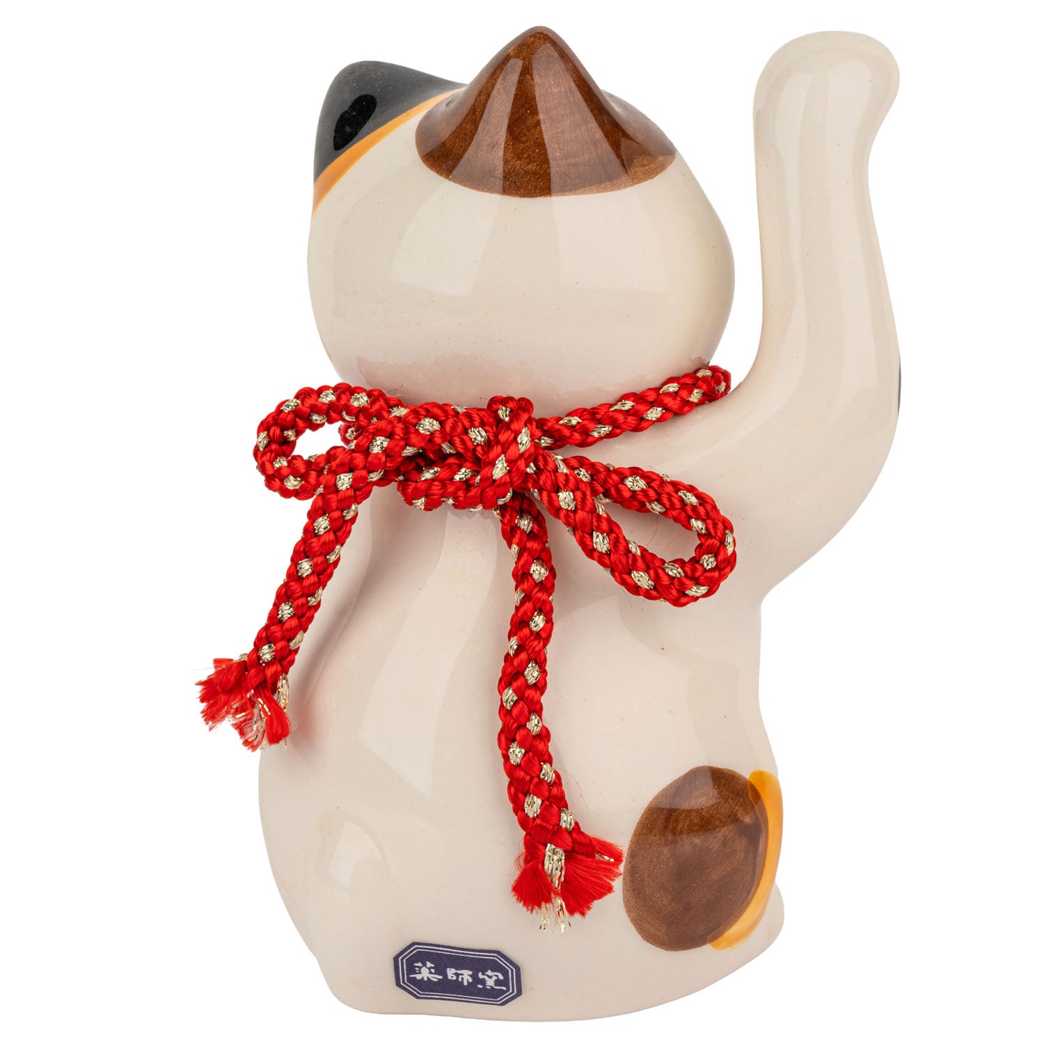Prosperity Wish Japanese Lucky Cat back
