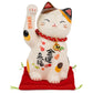 Prosperity Wish Japanese Lucky Cat and red cushion