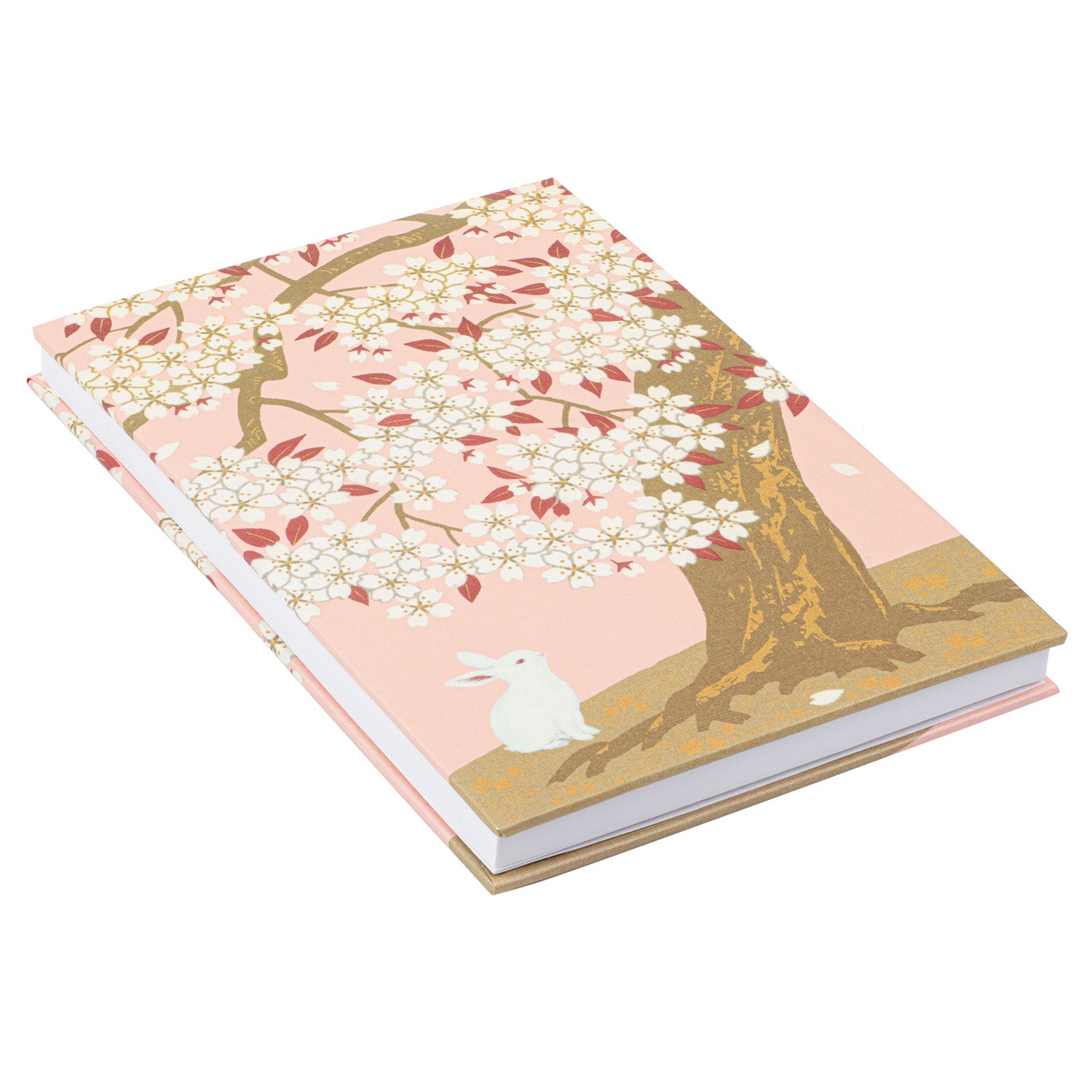 Rabbit and Cherry Blossom Japanese Stamp Book