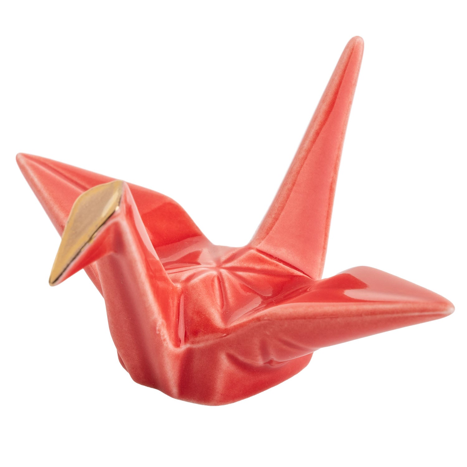 Red Crane Japanese Chopstick Rest