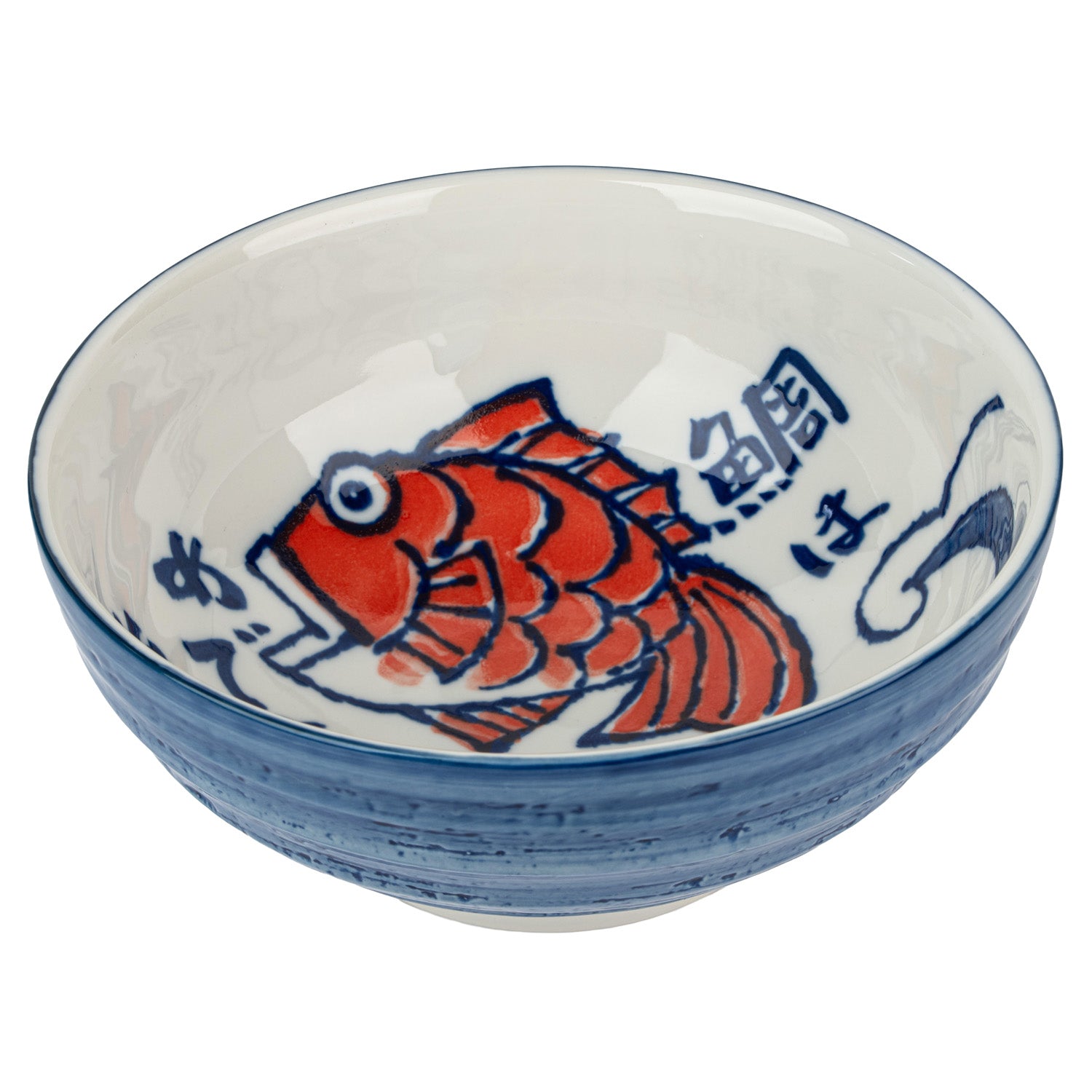 Red Fish Japanese Ramen Noodle Bowl