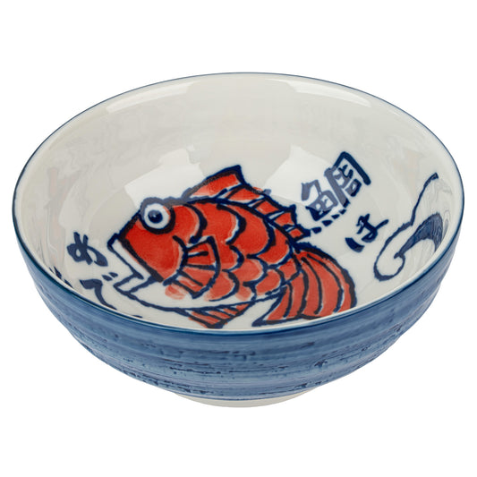 Red Fish Japanese Ramen Noodle Bowl