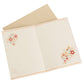 Red Floral Knot Japanese Thank You Card open