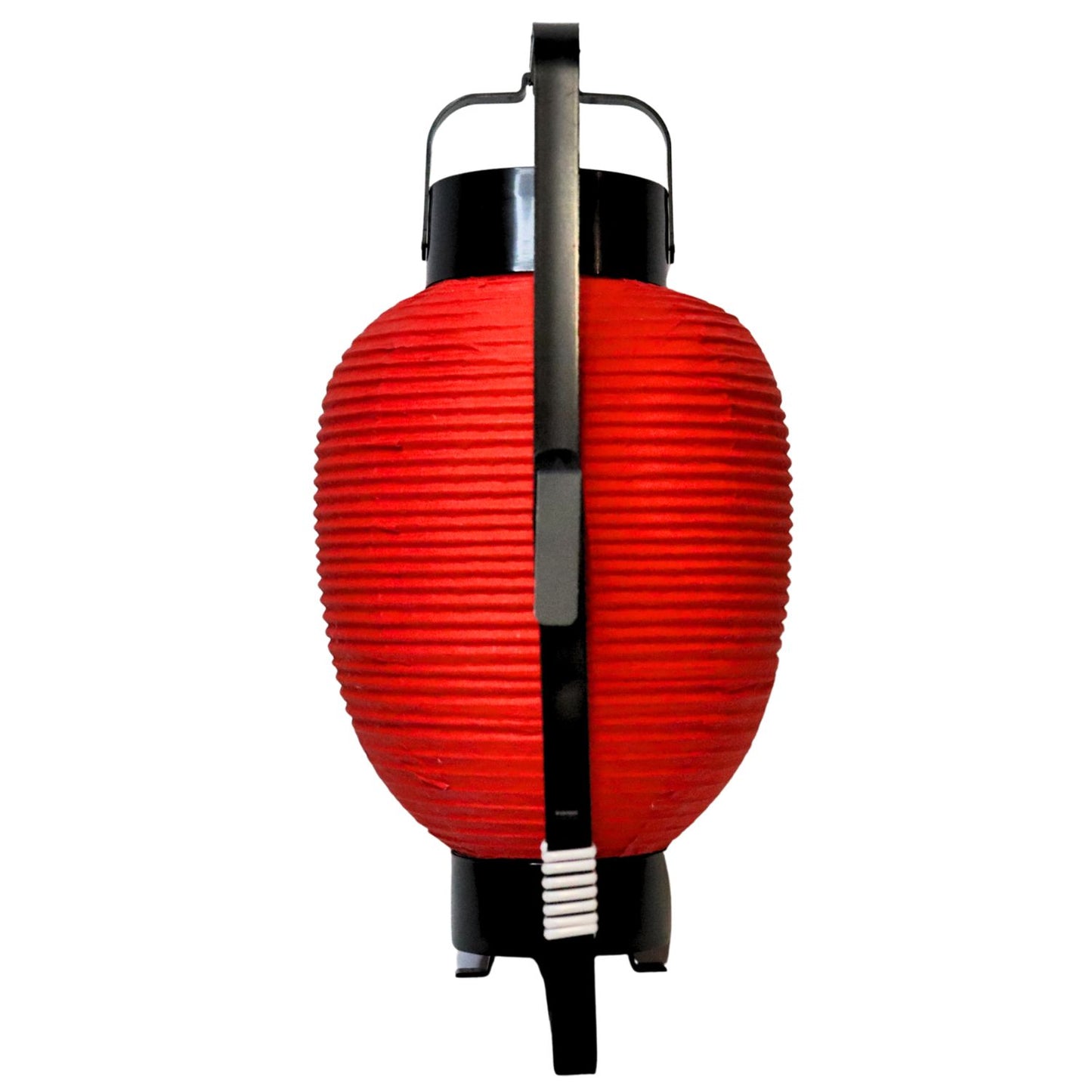Red Good Luck Japanese Paper Lantern back