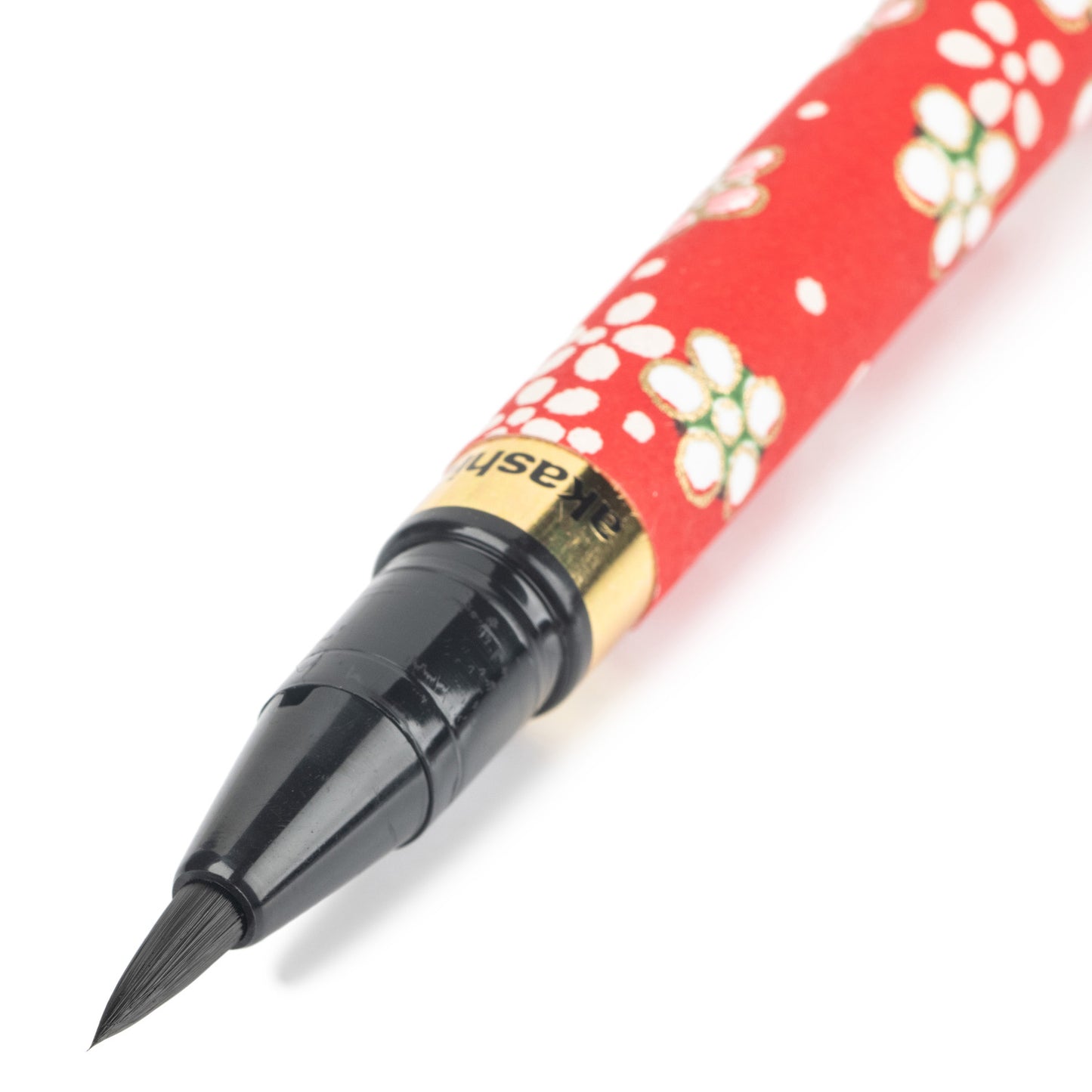 Red Koto Japanese Calligraphy Brush Pen nib