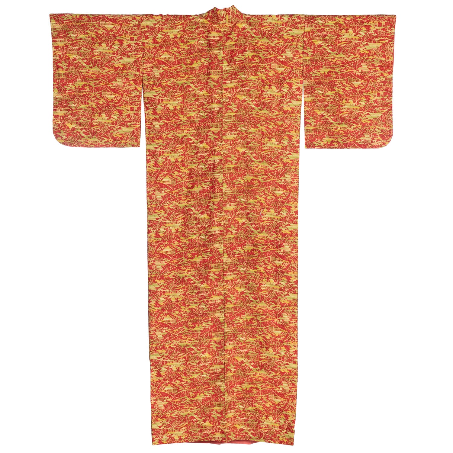 Saitama Vintage Japanese Kimono back and ssleeve