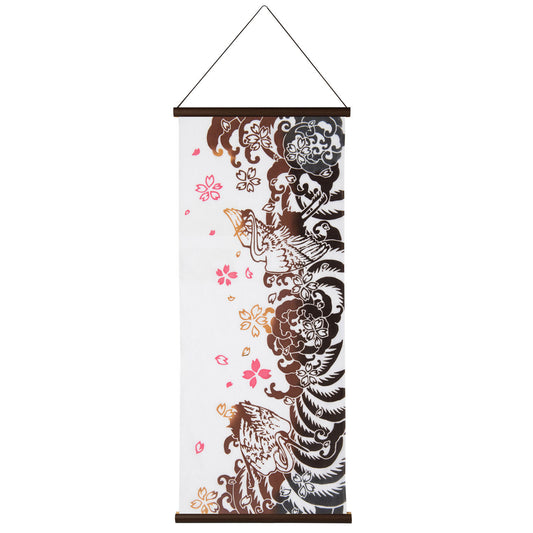 Sakura and Tsuru Japanese Wall Hanging Set