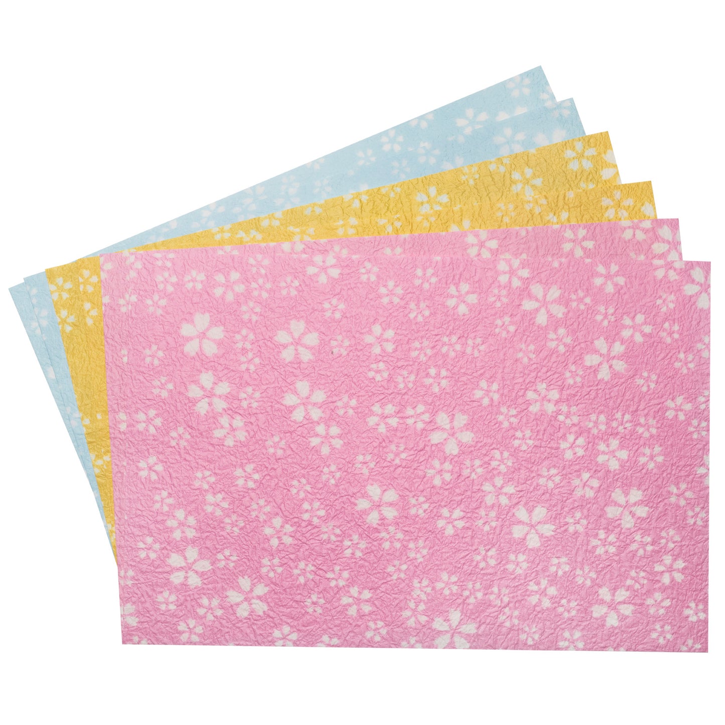 Sakura Craft Sheets Pack 6 Echizen Washi Paper open