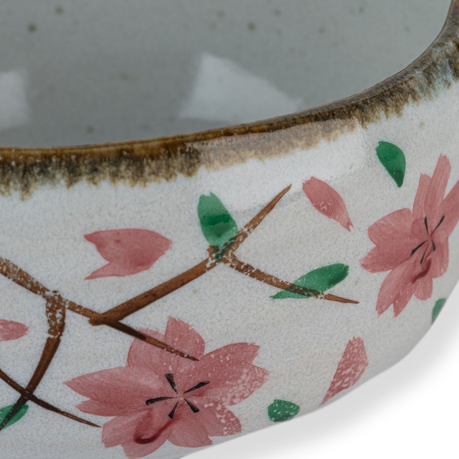 Sakura Fubuki Premium Japanese Matcha Tea Cup detail