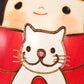 Sally Japanese Wooden Authentic Kokeshi Doll detail