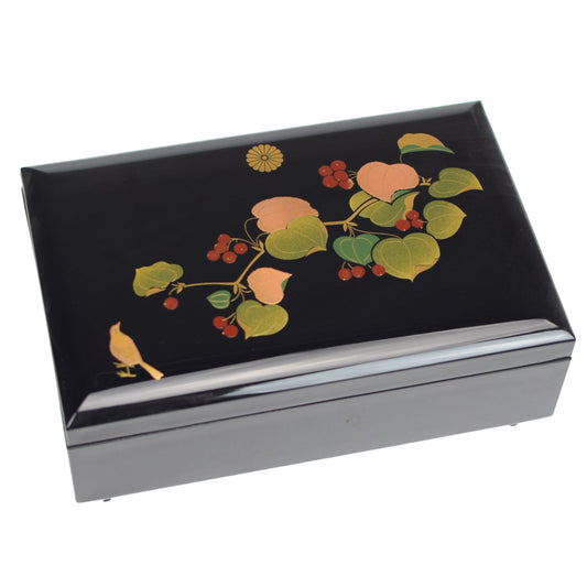 Sankirai Japanese Lacquer Musical Jewellery Box
