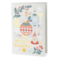 Santas Decorations Japanese Xmas Card