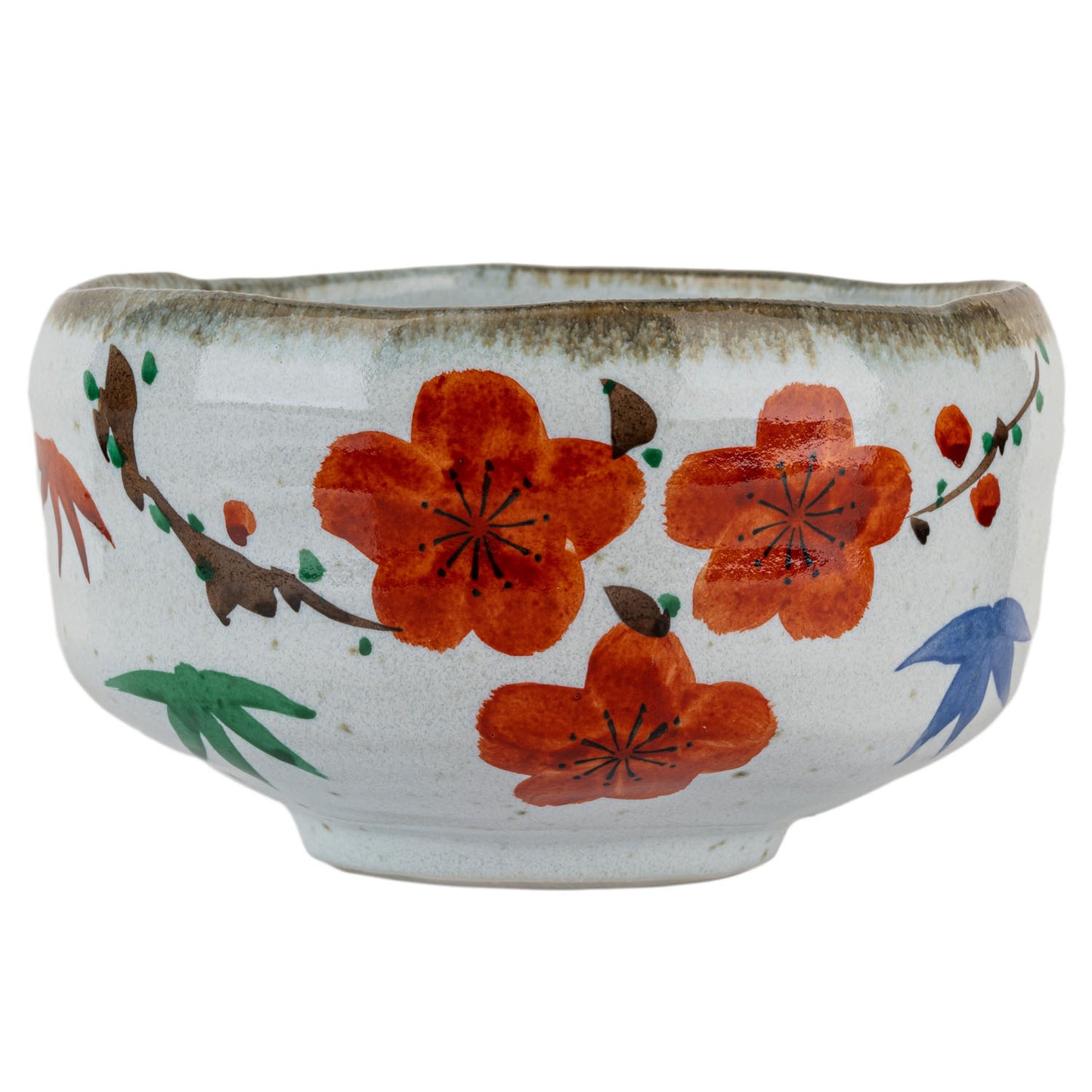 Sazanka Premium Japanese Matcha Tea Cup side