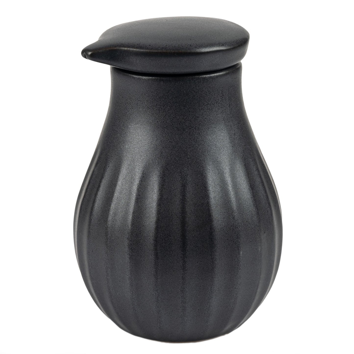 Screw Top Grey Japanese Soy Sauce Pot