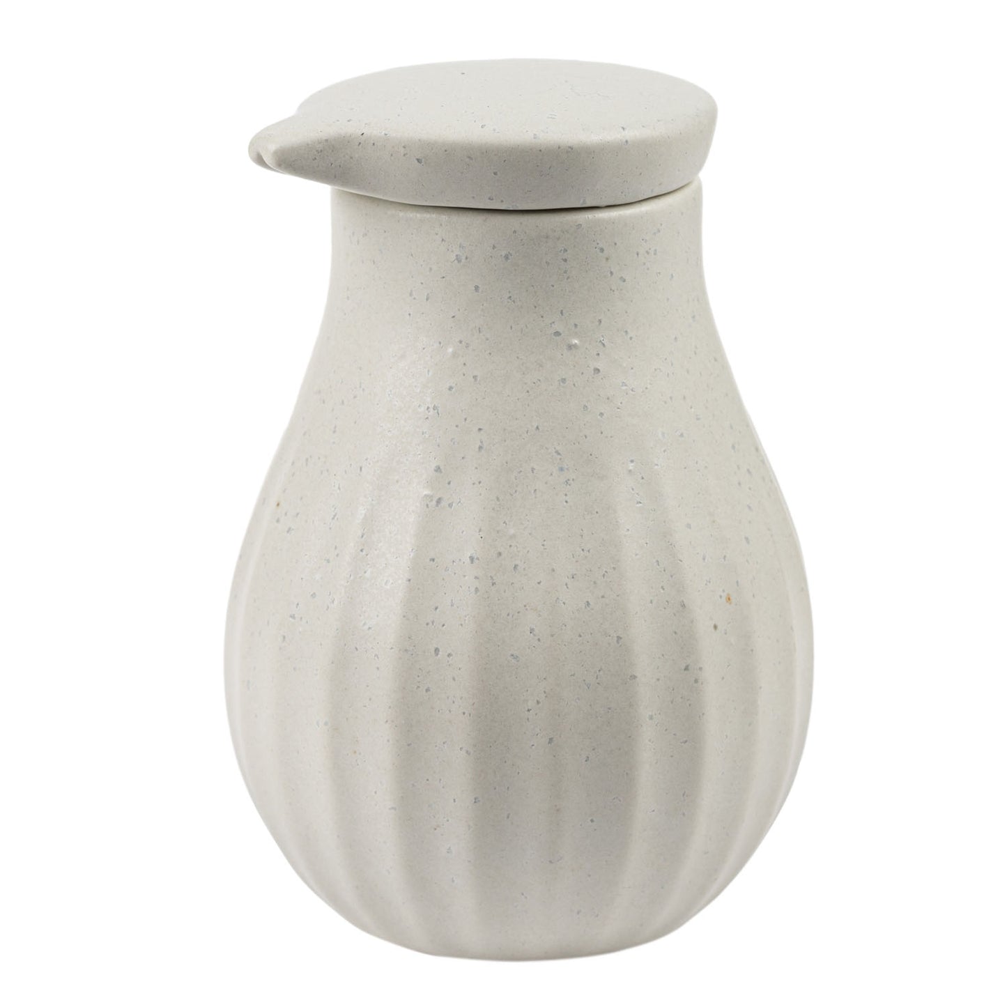 Screw Top White Japanese Soy Sauce Pot 