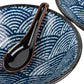 Seikaiha Japanese Ramen Bowl Set