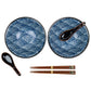 Seikaiha Japanese Ramen Bowl Set