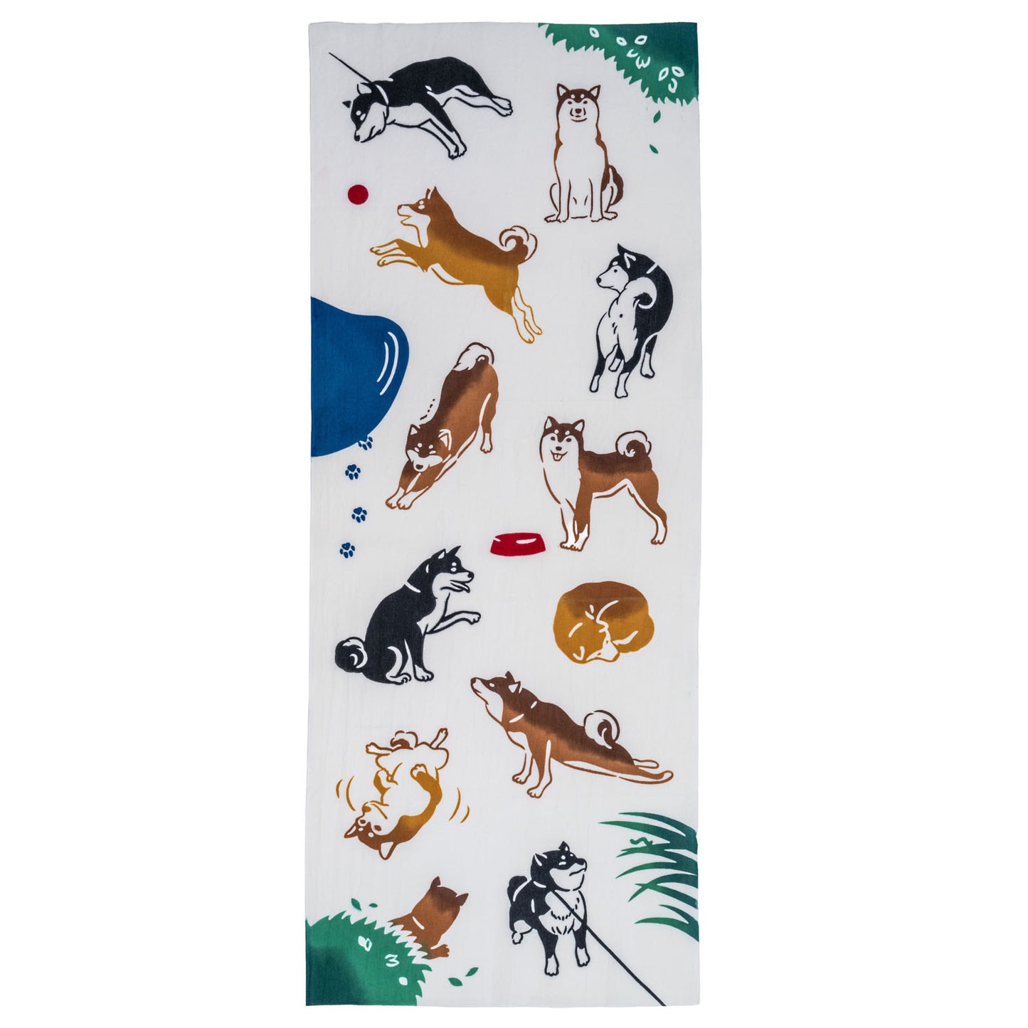 Shiba Inu Japanese Cotton Tenugui