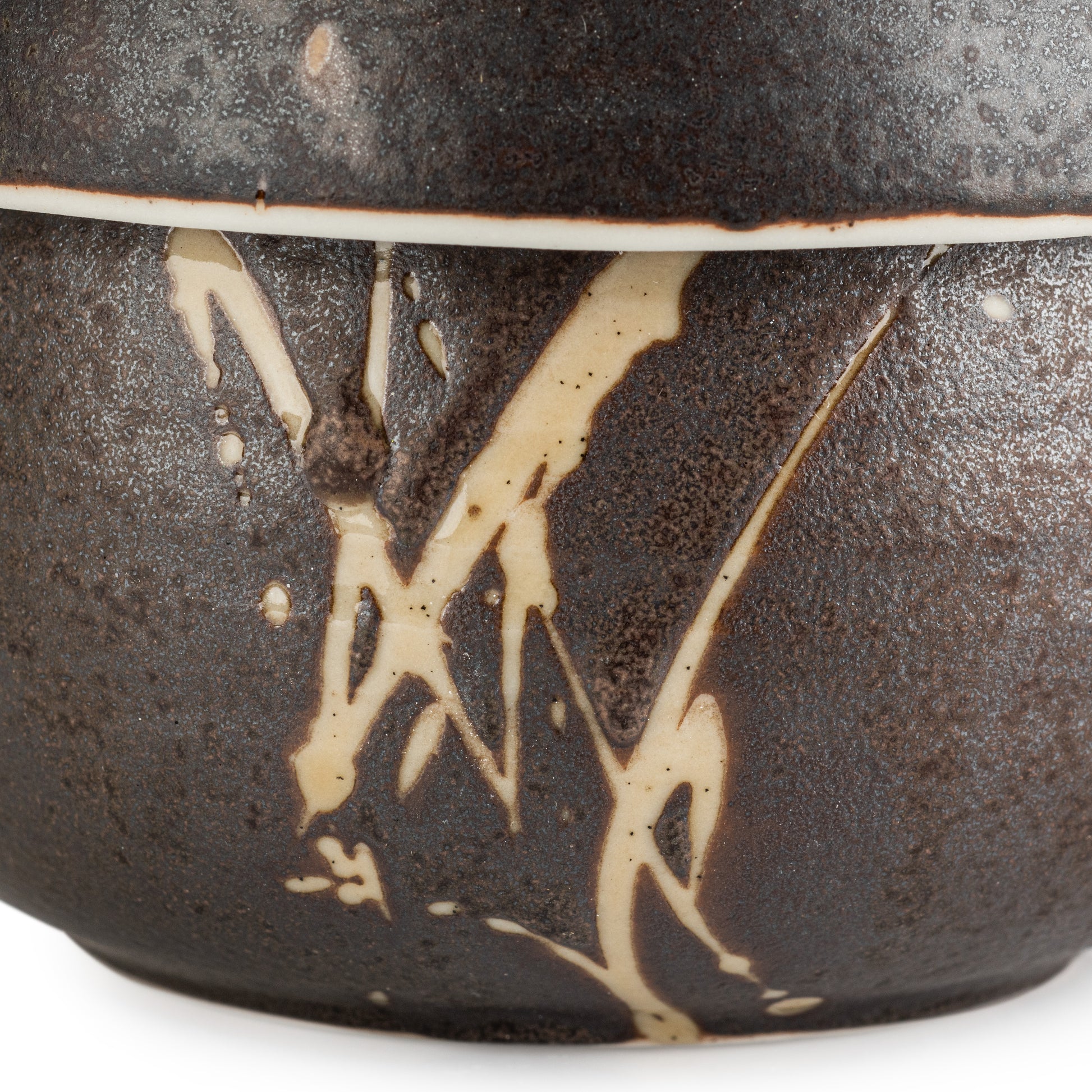 Shibuki Ceramic Japanese Chawanmushi Pot detail