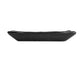 Shinogi Black Ribbed Japanese Ceramic Dish side