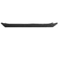 Shinogi Black Ribbed Japanese Ceramic Plate side