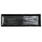 Shinogi Black Ribbed Japanese Ceramic Oblong Plate top