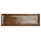Shinogi Brown Ribbed Japanese Sushi Plate top